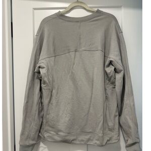 Lululemon French Terry Oversized Long Sleeve Crew Seal Grey